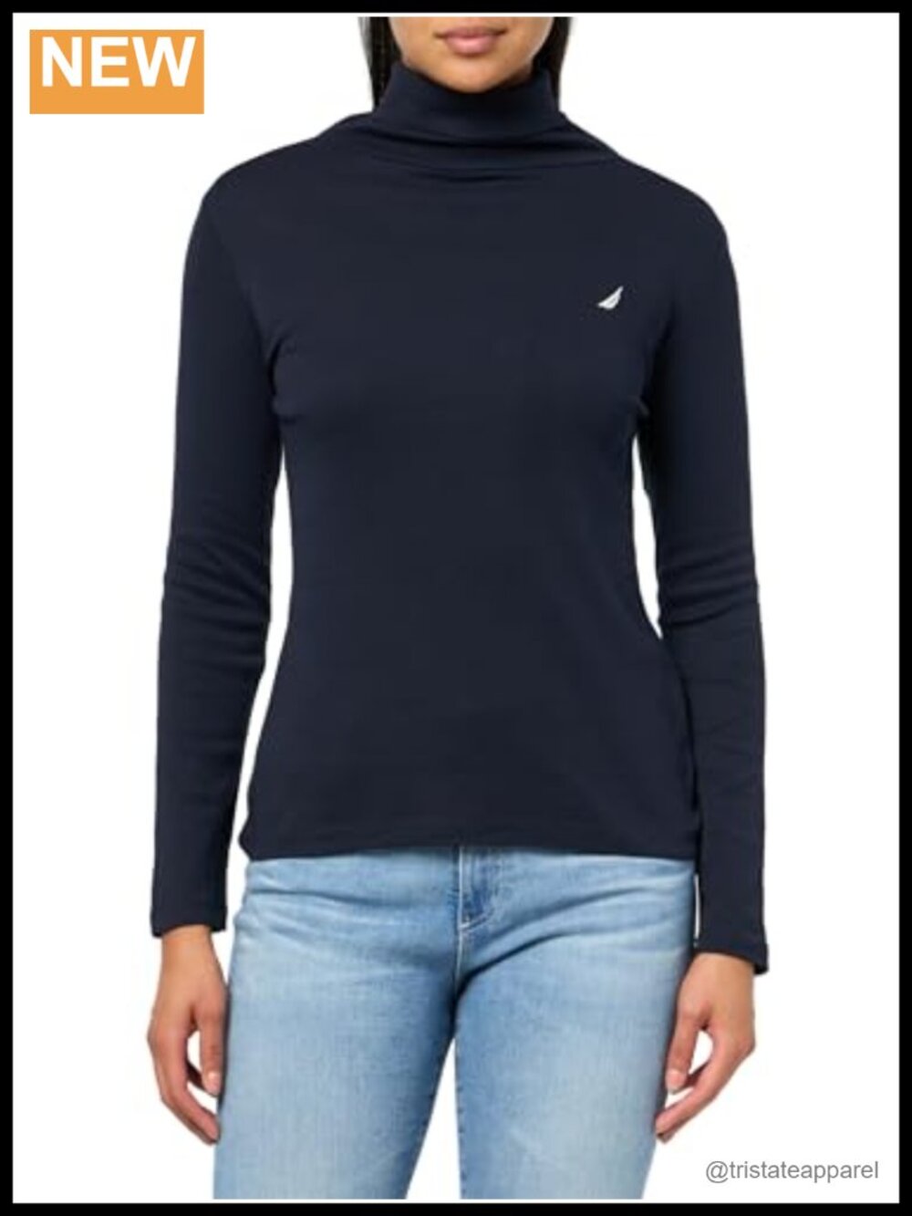 Nautica Long Sleeve Turtleneck Shirt